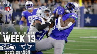 Seattle Seahawks vs Dallas Cowboys  2023 Week 13 Game Highlights [upl. by Hadleigh]