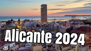 Alicante 2024 January short walking tour 🇪🇸 spain [upl. by Irra]