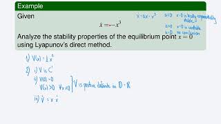 L4 4  Lyapunov theorem for global asymptotic stability [upl. by Angie]