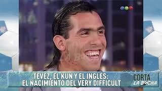 Tevez el Kun y el ingles El nacimiento del quotVery Difficultquot [upl. by Uda39]