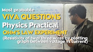 Most important viva questions on Resistivity experiment  class 12 Physics practical 2024 [upl. by Mohorva]