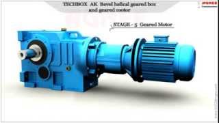 Bevel Helical Geared Motor AK series Helical Bevel Geared Motor [upl. by Eelsew185]