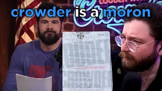 Steven Crowder LEAKS Trans Shooter Manifesto Blames It On The Left [upl. by Lissner694]