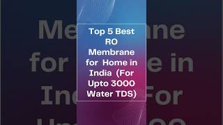 Best RO Membrane for home in India  viralshorts romembrane hitdsmembrane [upl. by Greyso]