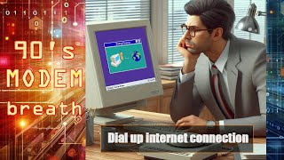 Nostalgia of the 90s DIAL UP internet connection modem SOUND [upl. by Atsyrt420]