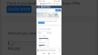 EMI calculator for personal loan 1 lakh shorts personalloan loanrepayment [upl. by Wise134]