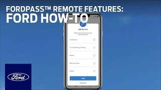 FordPass Connect™ Using FordPass™ to Activate Remote Vehicle Features  Ford HowTo  Ford [upl. by Ztirf]