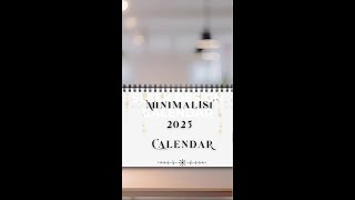 Sleek Modern Wall Calendar 2025 Planner Monthly Date Organizer [upl. by Salazar]