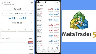 First Time Trading on MetaTrader 5 Beginners Guide to Successful Trading on MT5 Mobile App forex [upl. by Dannon]