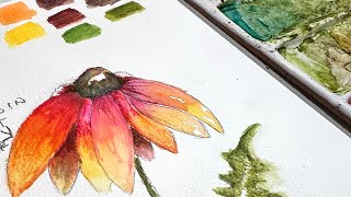 Watercolor Pencil 3 Techniques I Play With Welcome Beginners  Lets Create [upl. by Cedar786]