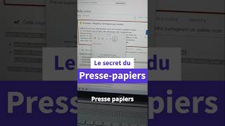 Le secret du Pressepapiers Windows  Booster vos copiercoller avec Windows  V 🏆🏆 windows shorts [upl. by Nairbo]