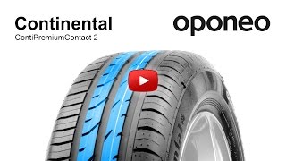 Continental ContiPremiumContact 2 ● Summer Tyres ● Oponeo™ [upl. by Norrahc]