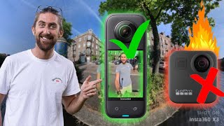 Why I switched to INSTA 360 X3 from GoPro Max  First impressions [upl. by Atsiuqal]