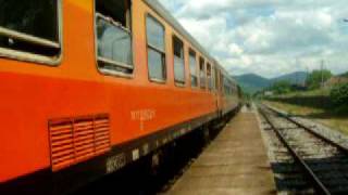 Balkan express 491 leaving station Niska Banja [upl. by Aimat]