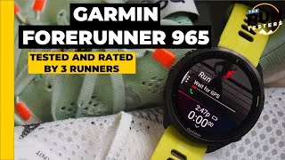 Garmin Forerunner 965 Review by 3 Runners Is this the best running watch of 2023 [upl. by Devehcoy992]