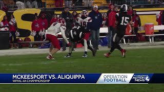 Aliquippa beats McKeesport in 4A championship [upl. by Inohs978]