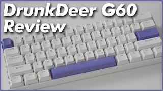 DrunkDeer G60 Review  A Wooting 60HE Competitor [upl. by Anamuj95]