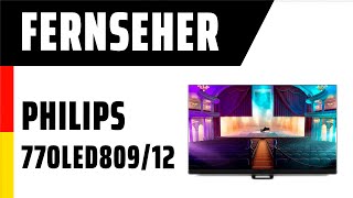 Fernseher Philips 77OLED80912  Test  Deutsch [upl. by Marceau326]