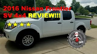 2016 Nissan Frontier SV 4x4 REVIEW [upl. by Sikram]