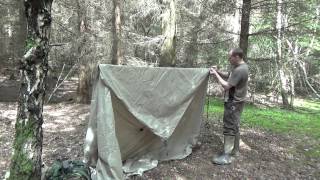 Basic Tarp Setups [upl. by Atorod]