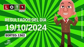 Resultados del sorteo Loto 5 plus del Sábado 19 de Octubre del 2024 [upl. by Whitehouse]