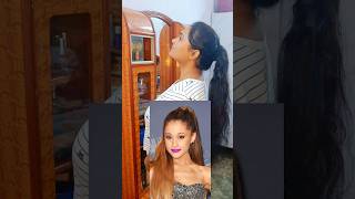 Ariana Grandes hairstyle looks  long hair ytshortsindia shorts hairstyles arianagrande hair [upl. by Miguel422]