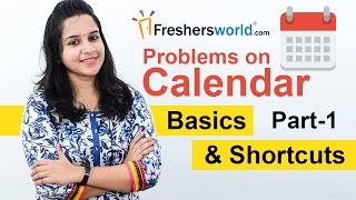 Aptitude Made Easy  Problems on Calendar Basics and Methods Shortcuts Time and Date [upl. by Silevi998]