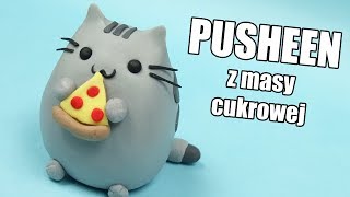 PUSHEEN z masy cukrowej tutorial Jak zrobić figurkę Pusheen [upl. by Ellehcan]