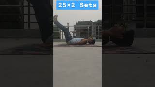 Best Abs Workout 👆🏼 Day  52 absworkout body sixpack minivlog [upl. by Llerroj]