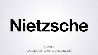 How to Pronounce Nietzsche [upl. by Lemon]