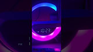 Bluetooth Speaker 15W LED Atmosphere RGB Light Wireless Charger Desk Lamp Lamp Smart Speaker short [upl. by Hunt]