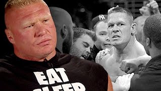 Brock Lesnar lays out his plan for John Cena at Night of Champions Sept 17 201 [upl. by Thetis]