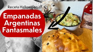 🎃 ¡Empanadas Fantasma para Halloween 👻 Sabor Argentino con Estilo Terrorífico 🖤 [upl. by Foley]