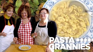 How to make tiny cappelletti pasta in broth  Pasta Grannies [upl. by Mudenihc]