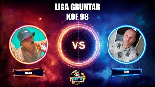 LIGA GRUNTAR KOF 98 CACO VS DIM [upl. by Eicyak]