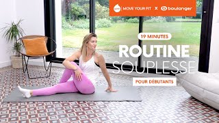 Routine souplesse pour débutants amp Stretching ☀️Jessica Mellet  Move Your Fit [upl. by Chatwin306]