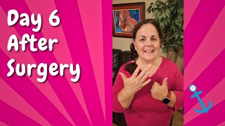 ROBOTIC HYSTERECTOMY RECOVERY STORY DAY 6 [upl. by Taveda]