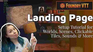 Player Landing Page  Foundry VTT Tutorial [upl. by Sarine]