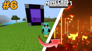 Finally Going To Nether amp Made God 🔥Armour Minecraft PE 121 SurvivalSeries  EP 6  Hindi [upl. by Hussein]