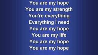 You are My Hope worship video w lyrics [upl. by Gamali899]