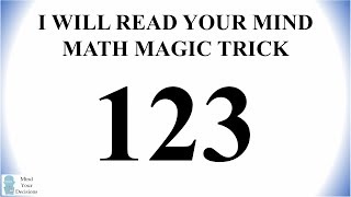 How Predictable Are You Three Digit Magic Trick [upl. by Gonzales]