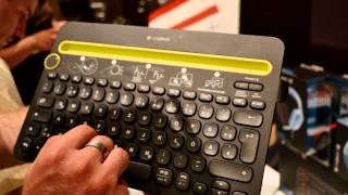 Logitech K480 Tastatur im HandsOn 4kDeutsch [upl. by Lalitta]