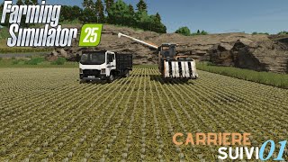 RECOLTE DU RIZ  😯  Farming Simulator 25  Carrière Suivi 1 [upl. by Theadora]