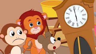 Hickory Dickory Dock  Hickory Dickory Dock Song  Nursery Rhyme With Lyrics [upl. by Nnaeilsel]