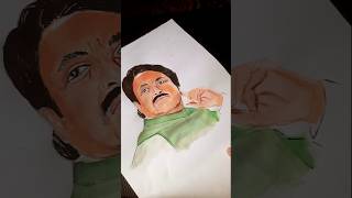 Drawing of Vilasrao Deshmukh 🗿 latur riteshdeshmukh congress shortsvideo art [upl. by Amice868]