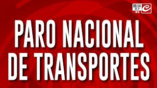 Paro nacional de transportes contra el gobierno de Javier Milei [upl. by Otanod]