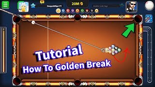 9 Ball How To Golden Break in Dallas Rodeo Tutorial How To WIn in First Shot Tutorial New Update [upl. by Zeus675]