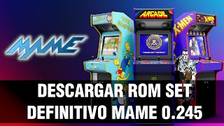 Rom Set Definitivo MAME 0245  EL MEJOR PACK DE ROMS 2854 Roms  2022 [upl. by Col]