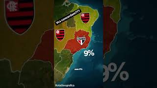 Quem é a Maior Torcida em Cada Região Brasileira Confira Impressionante [upl. by Dihsar]