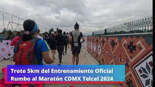 Entrenamiento Oficial Rumbo al Maratón CDMX 2024 Pista de Remo y Canotaje Virgilio Uribe full race [upl. by Haisi]